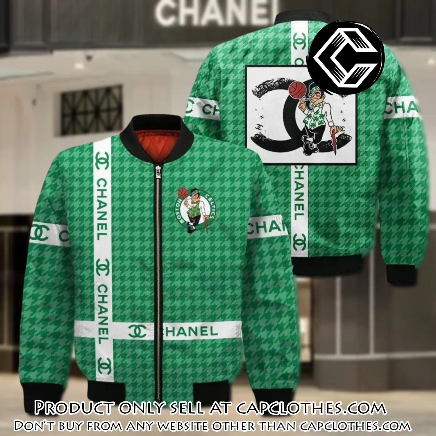 Chanel nba celtics jacket luxury clothing clothes outfit for men cc4448865